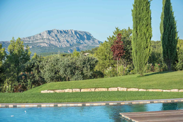 A breathtaking view of the Sainte-Victoire mountain